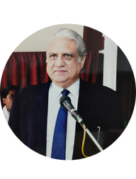 ICSE school Iin Indore founder speaking at formal event