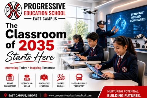 best school in indore of 2035 progressive ducation school east campus